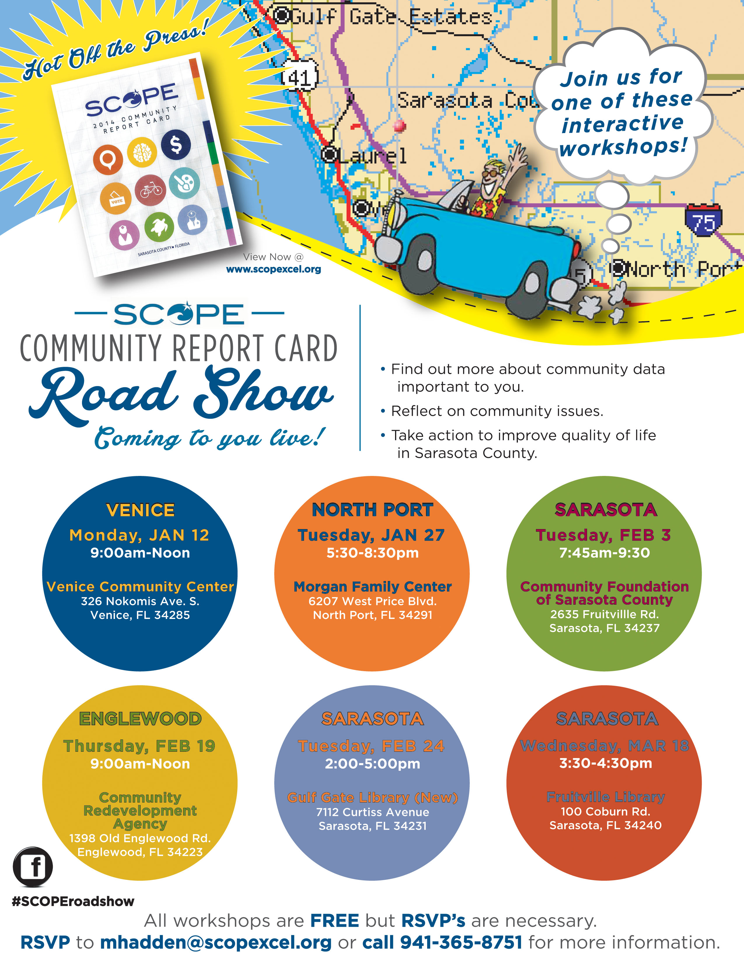 Road Show flyer